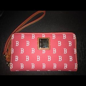 Downey & Bourke Boston Red Sox Zip Wristlet